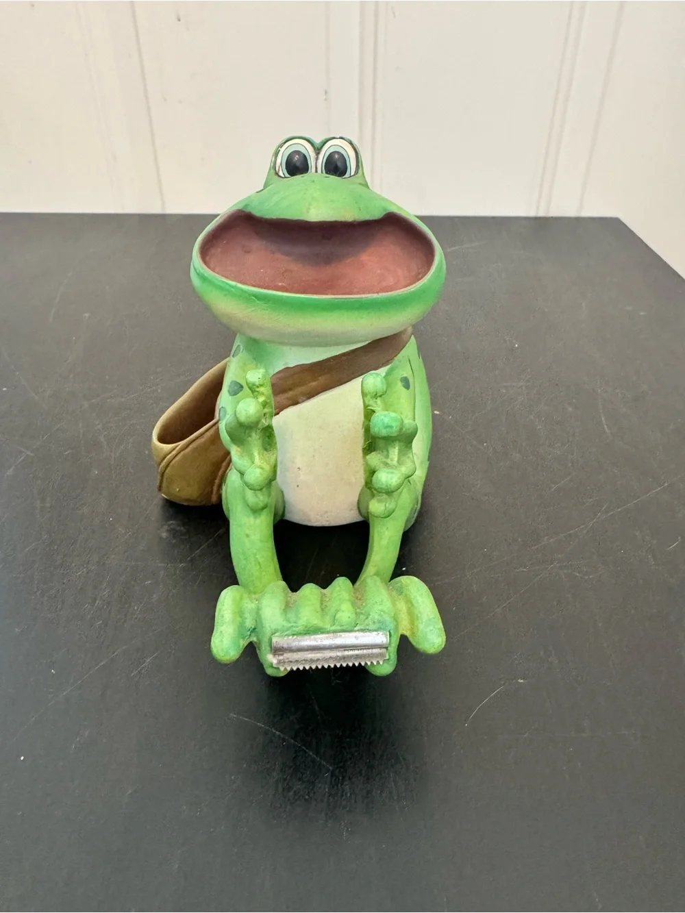 Frog Tape Dispenser Pen Pencil Holder Office Desk Organizer